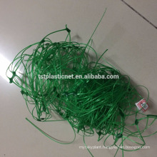 , plastic orange safety net, climbing plant support net